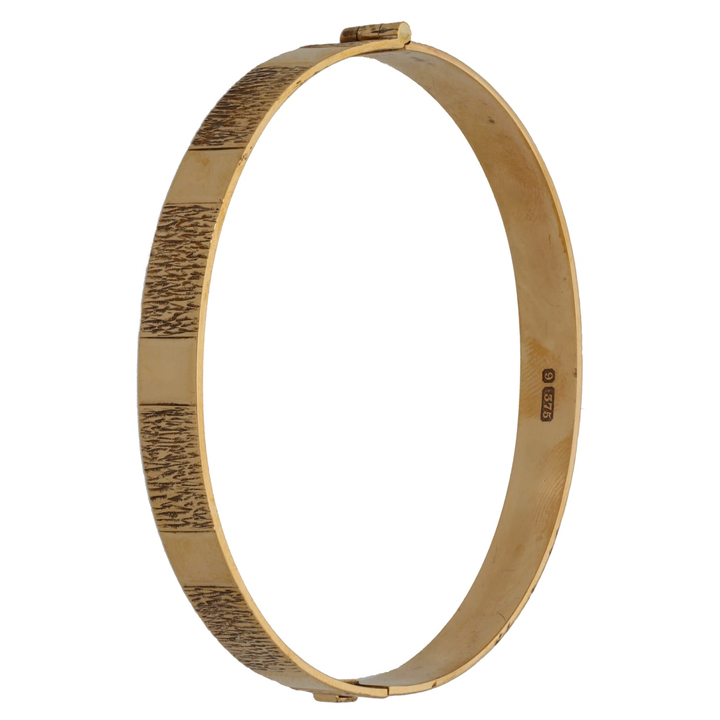 9ct Gold Hinged/Clasp Bangle