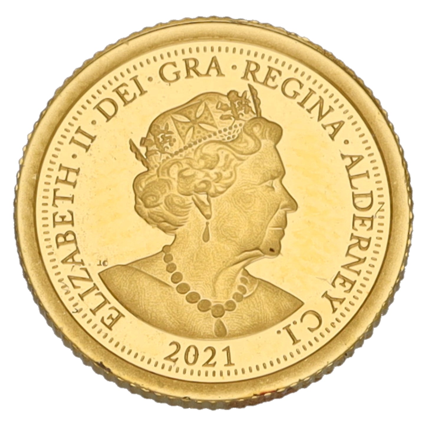 22ct Gold May God Direct My Steps Eighth Sovereign Coin 2021