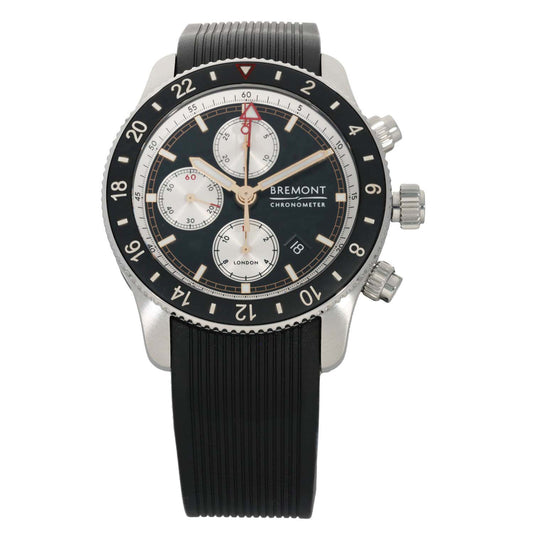 Bremont Supermarine SMARINECHRONO-BK-R-S 43mm Stainless Steel Watch