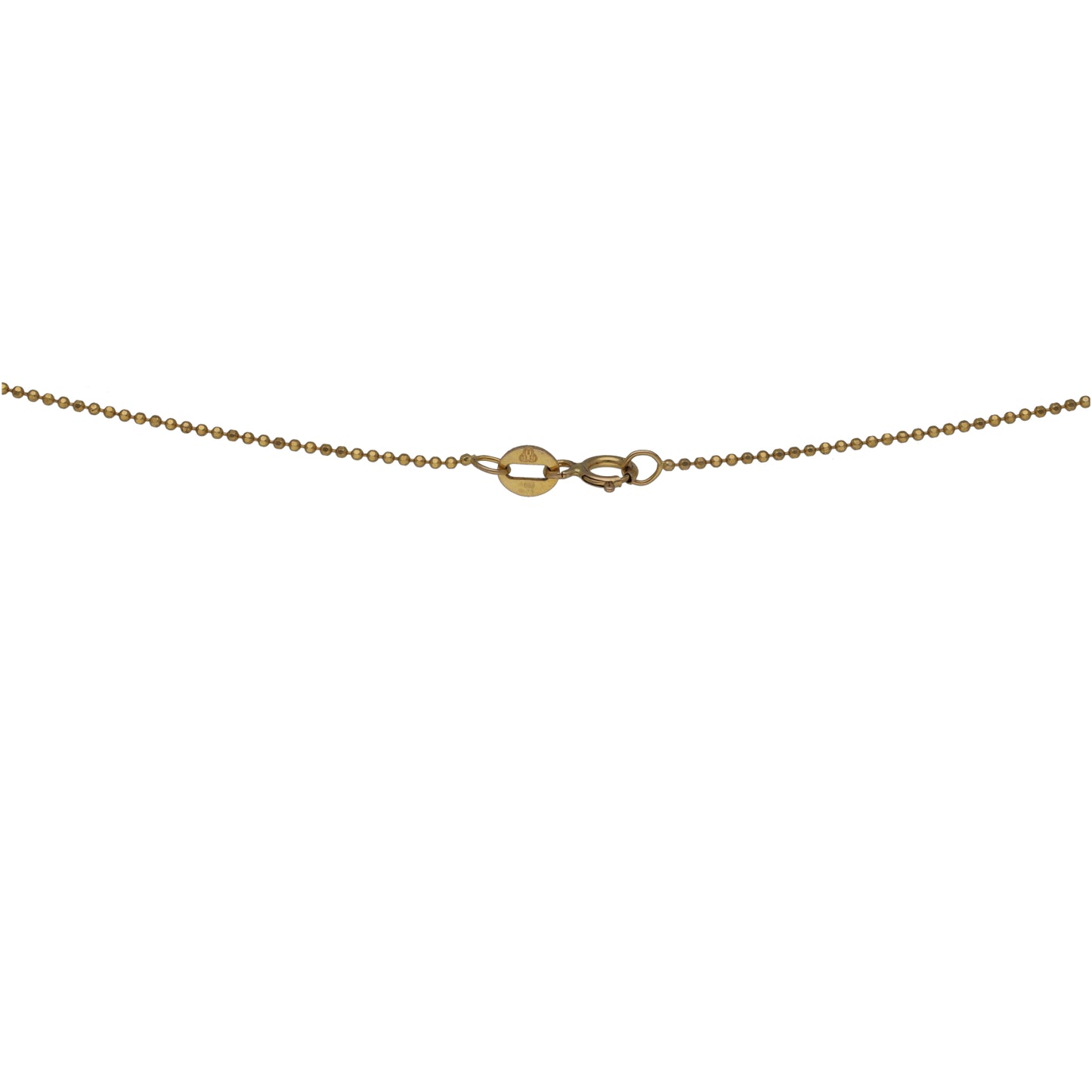 9ct Gold Cultured Pearl & Topaz Cross Pendant With Chain