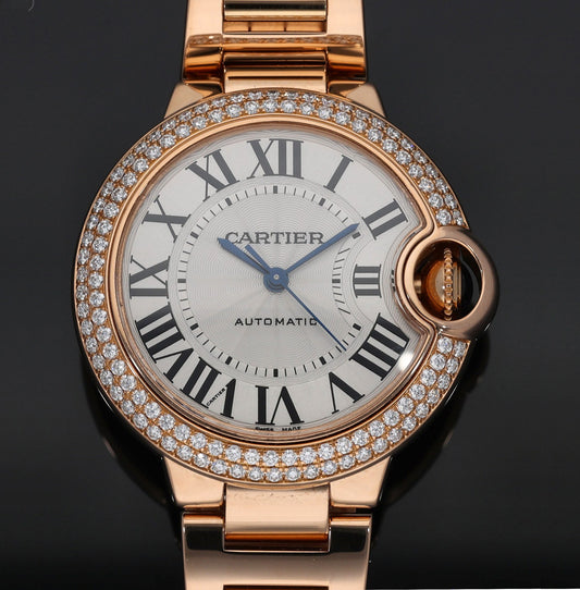 Cartier Ballon Bleu De Cartier WE902064 33mm Rose Gold Watch