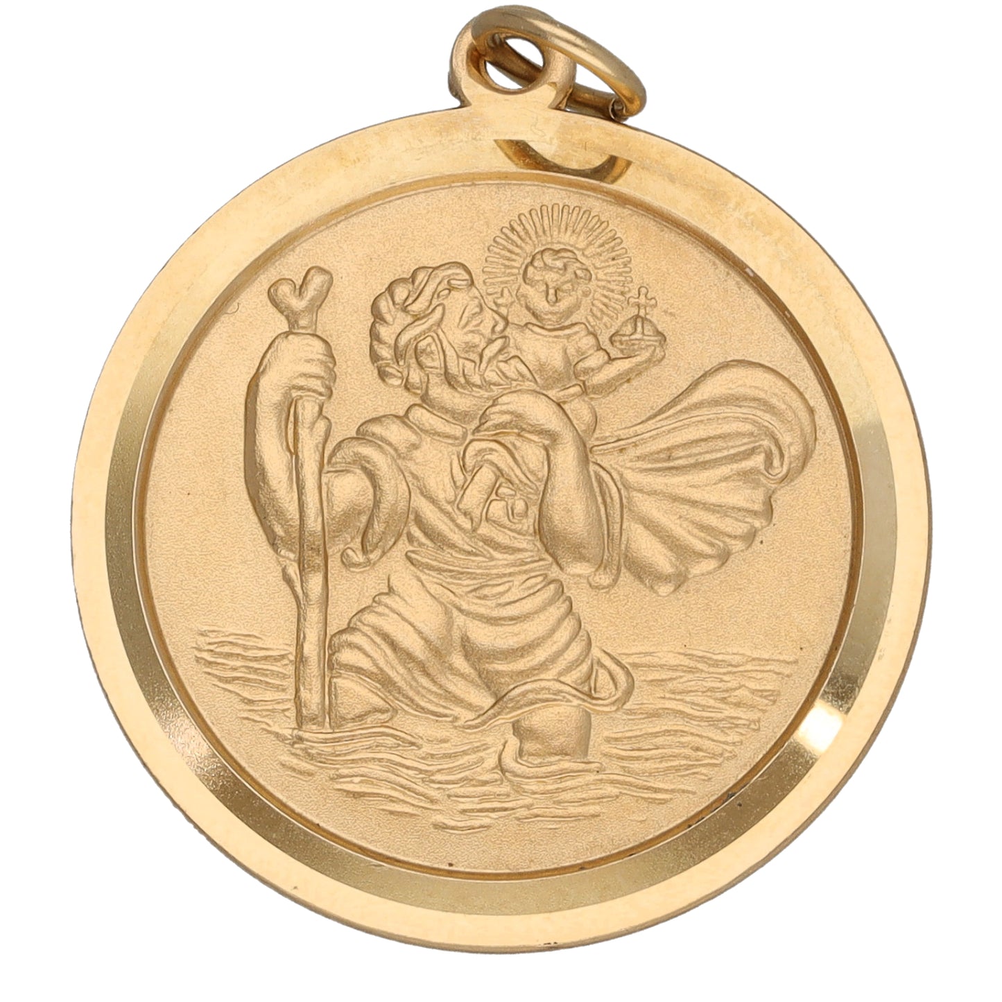 9ct Gold St Christopher Pendant