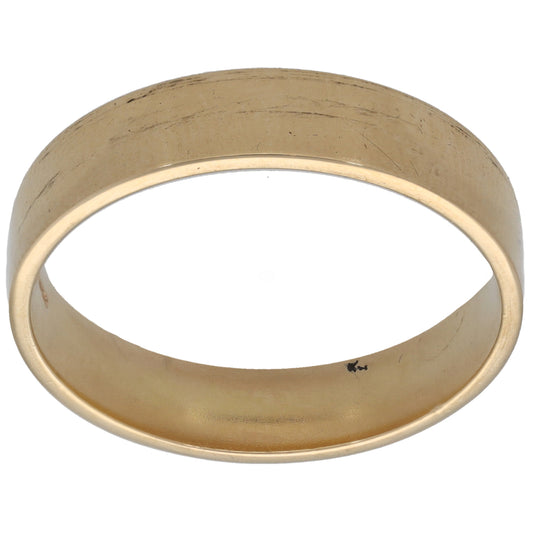 9ct Gold Plain Wedding Ring Size V