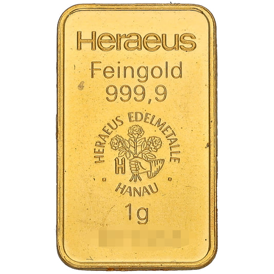 24ct 1g Gold Bar
