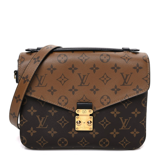 Louis Vuitton Pochette Métis Monogram Reverse Coated Canvas Bag - Brown
