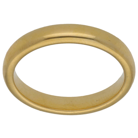 18ct Gold Plain Wedding Ring Size V