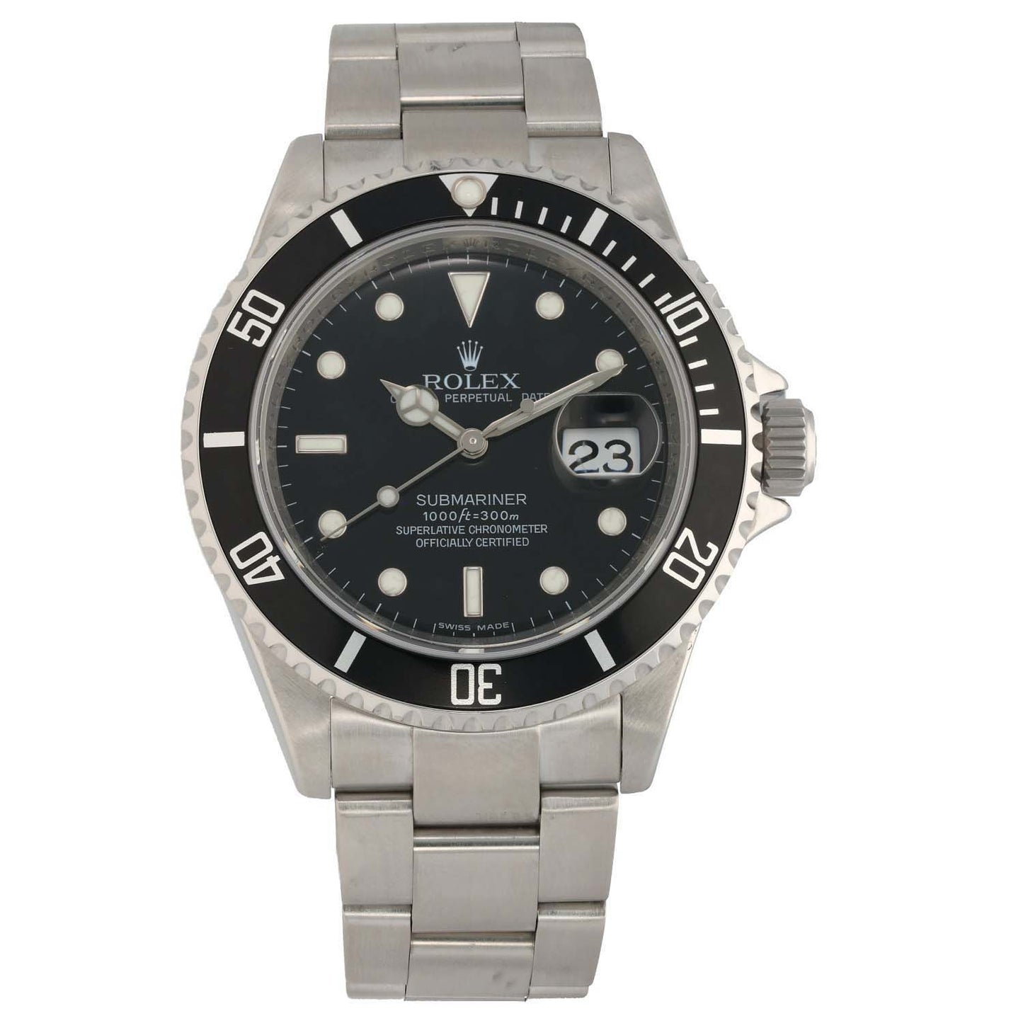 Rolex Submariner 16610 40mm Stainless Steel Watch