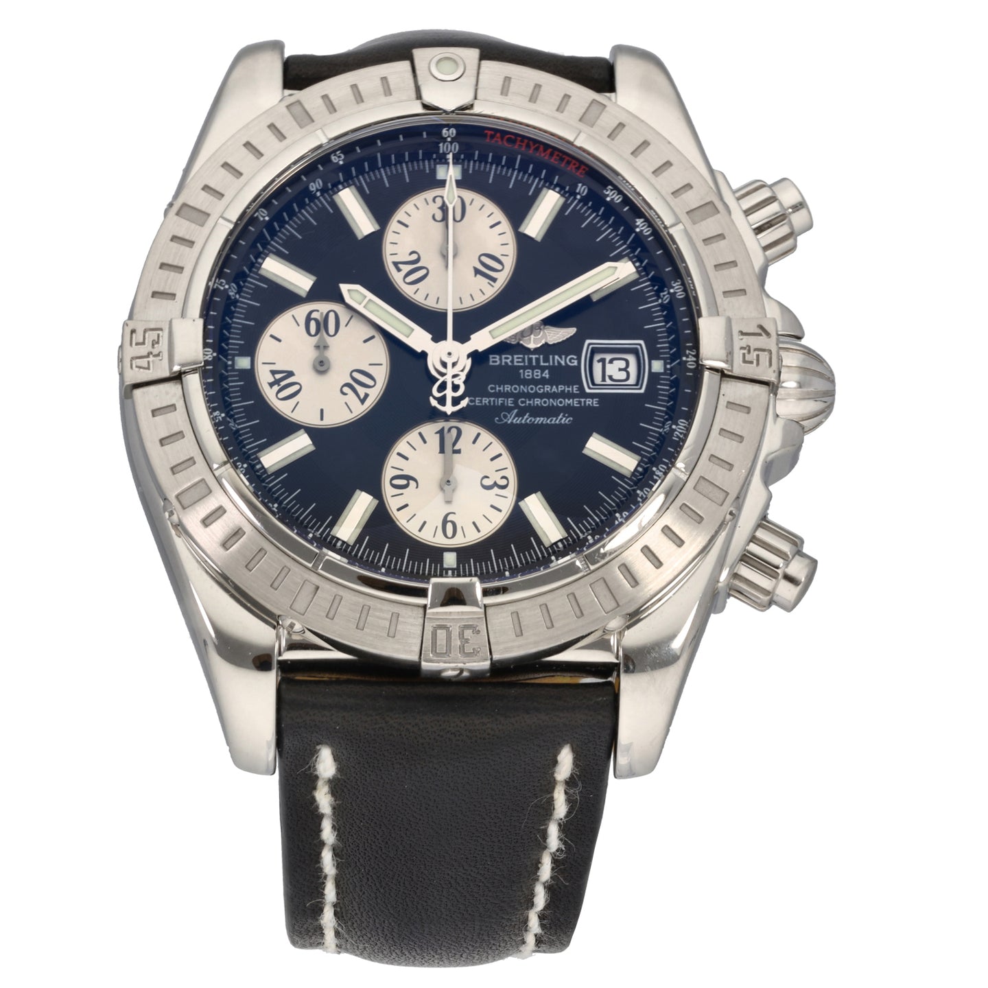 Breitling a13356 outlet leather strap