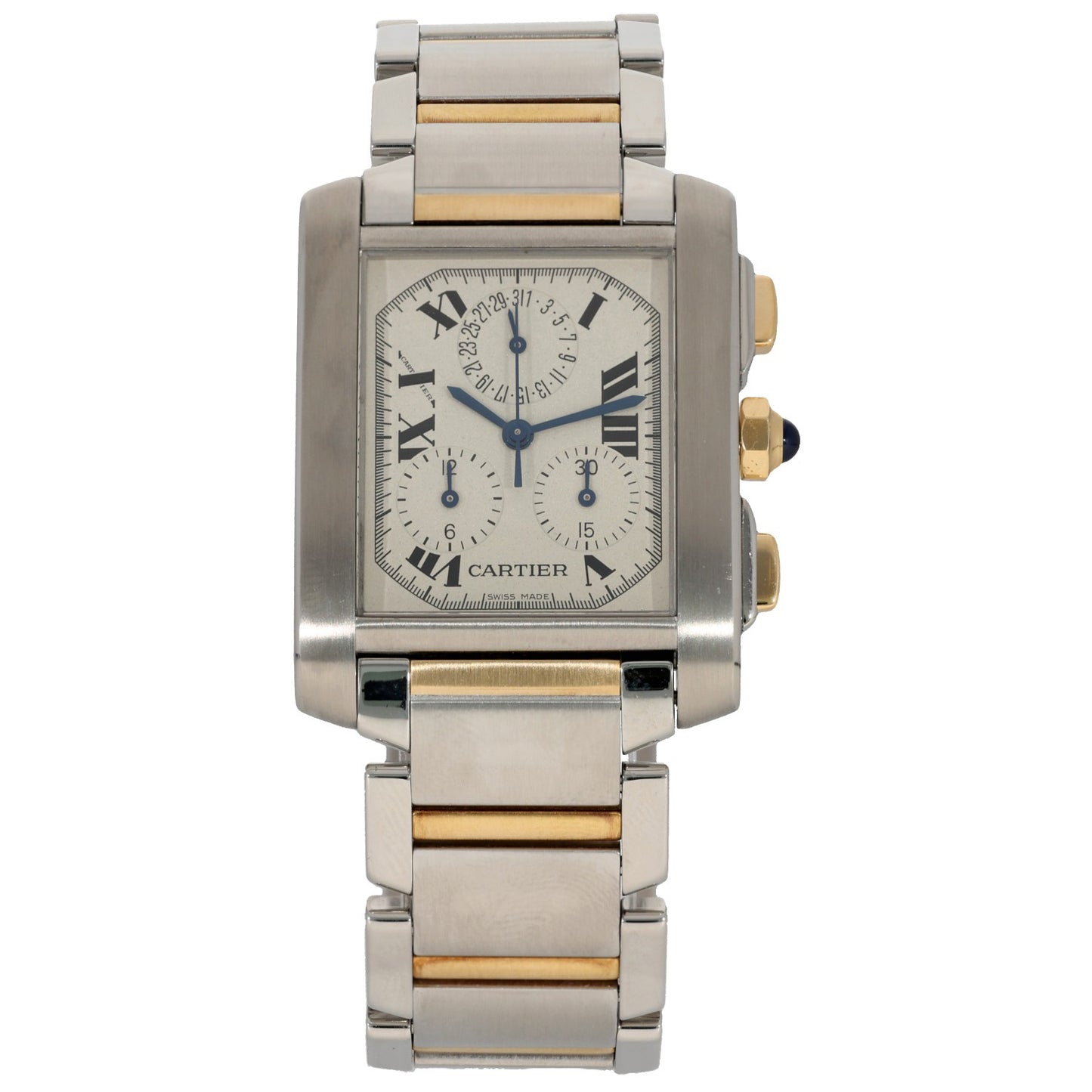 Cartier Tank Francaise W51004Q4 28mm Stainless Steel Watch