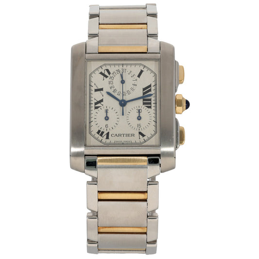 Cartier Tank Francaise W51004Q4 28mm Stainless Steel Watch