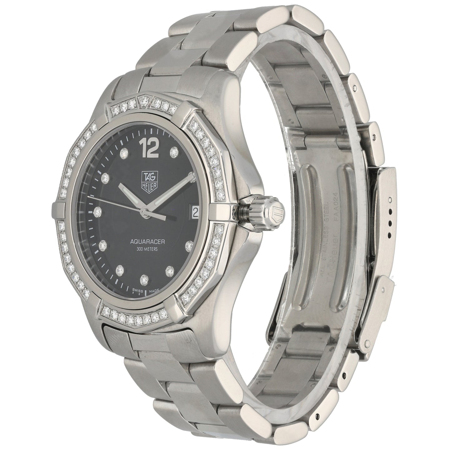 Tag Heuer Aquaracer WAF111D 39mm Stainless Steel Watch