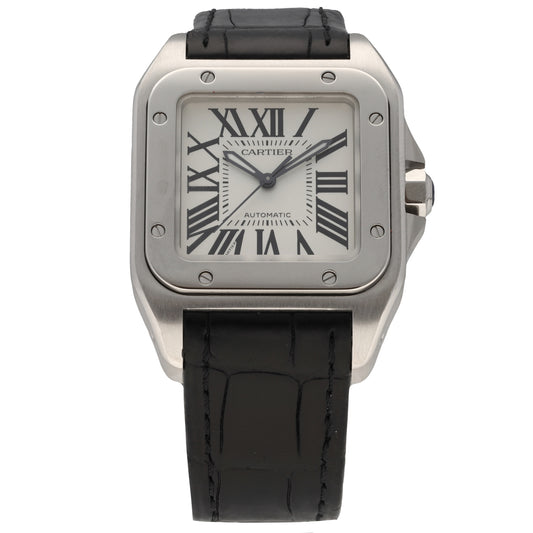 Cartier Santos 100 2878 33mm Stainless Steel Watch