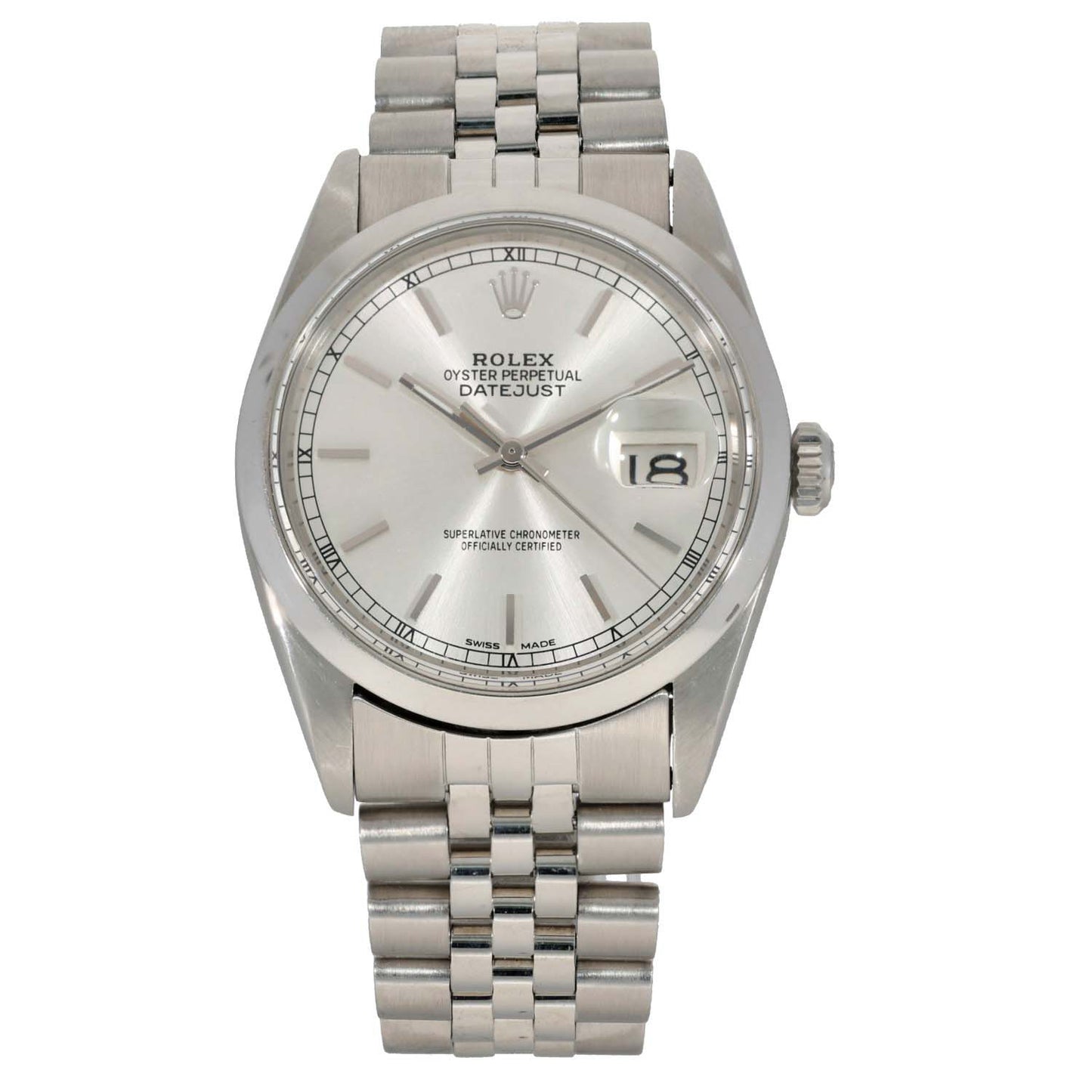 Rolex Datejust 16000 36mm Stainless Steel Watch