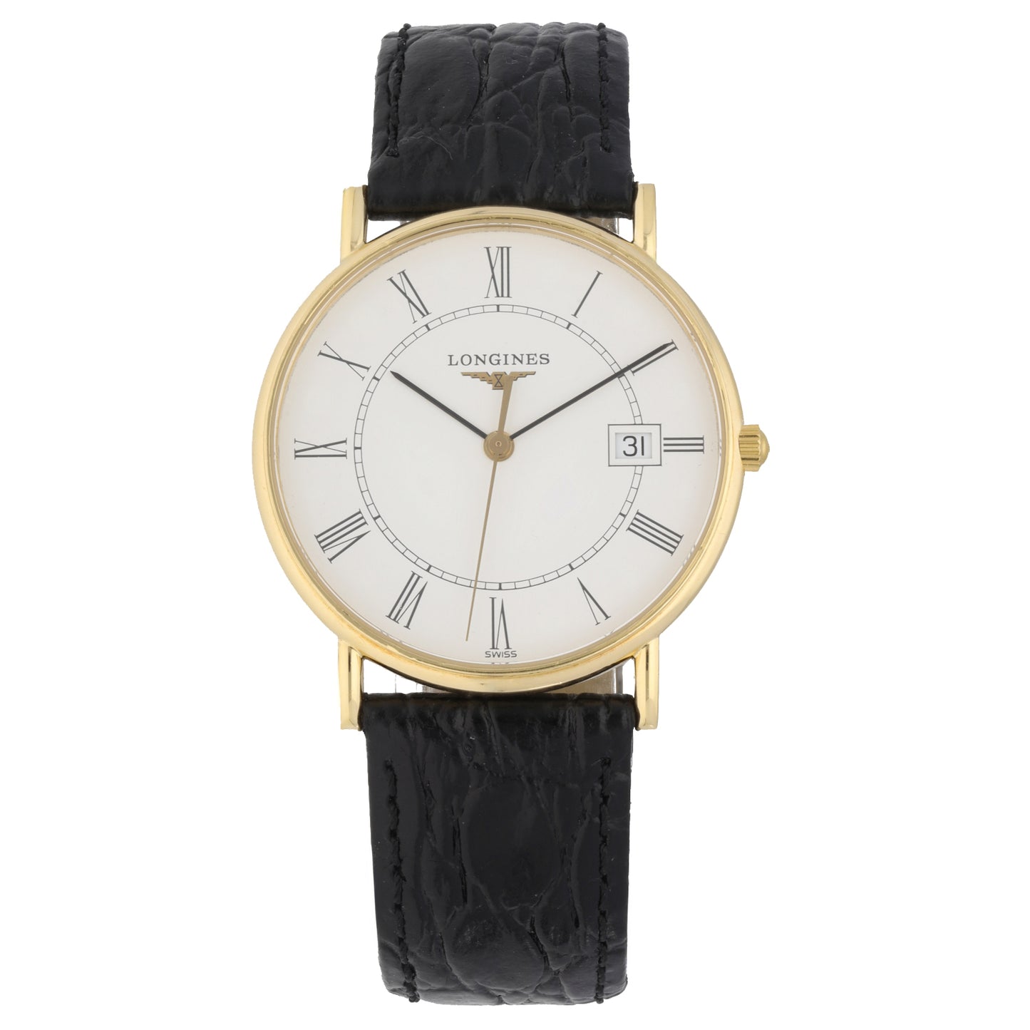 Longines Presence L4.743.6 33mm Gold Watch