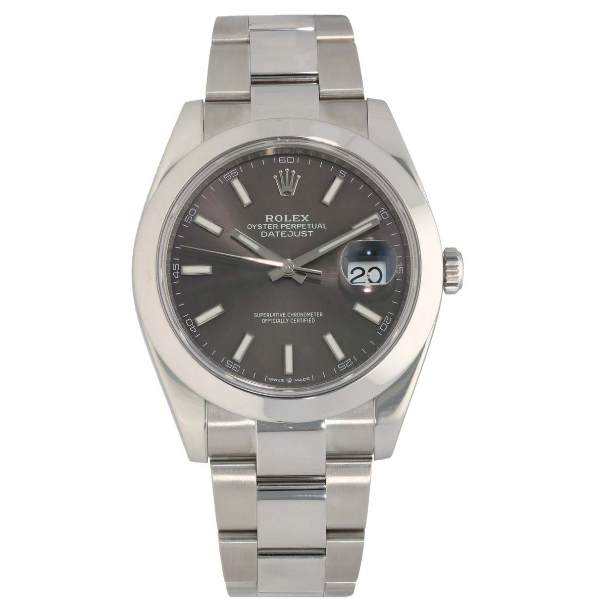 Rolex Datejust 41 126300 41mm Stainless Steel Watch