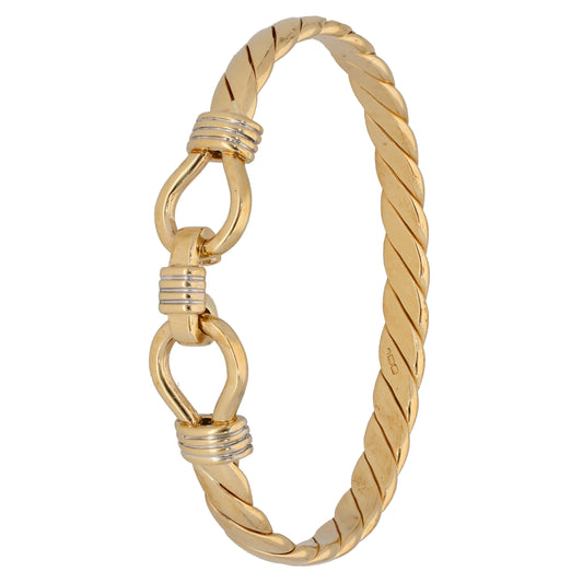 9ct Gold Hinged/Clasp Bangle