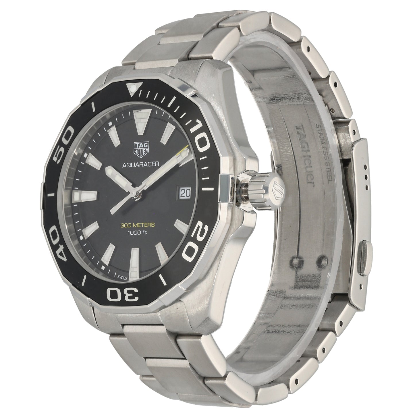 Tag Heuer Aquaracer WAY101A 43mm Stainless Steel Watch