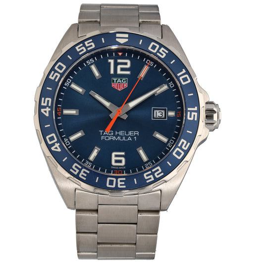 Tag Heuer Formula 1 WAZ1010 43mm Stainless Steel Watch