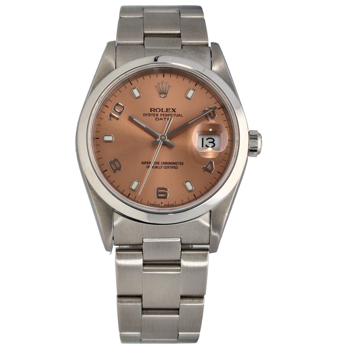 Rolex Date 15200 34mm Stainless Steel Watch