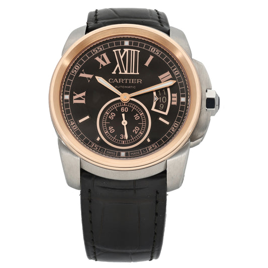 Cartier Calibre De Cartier 3389 42mm Bi-Colour Watch