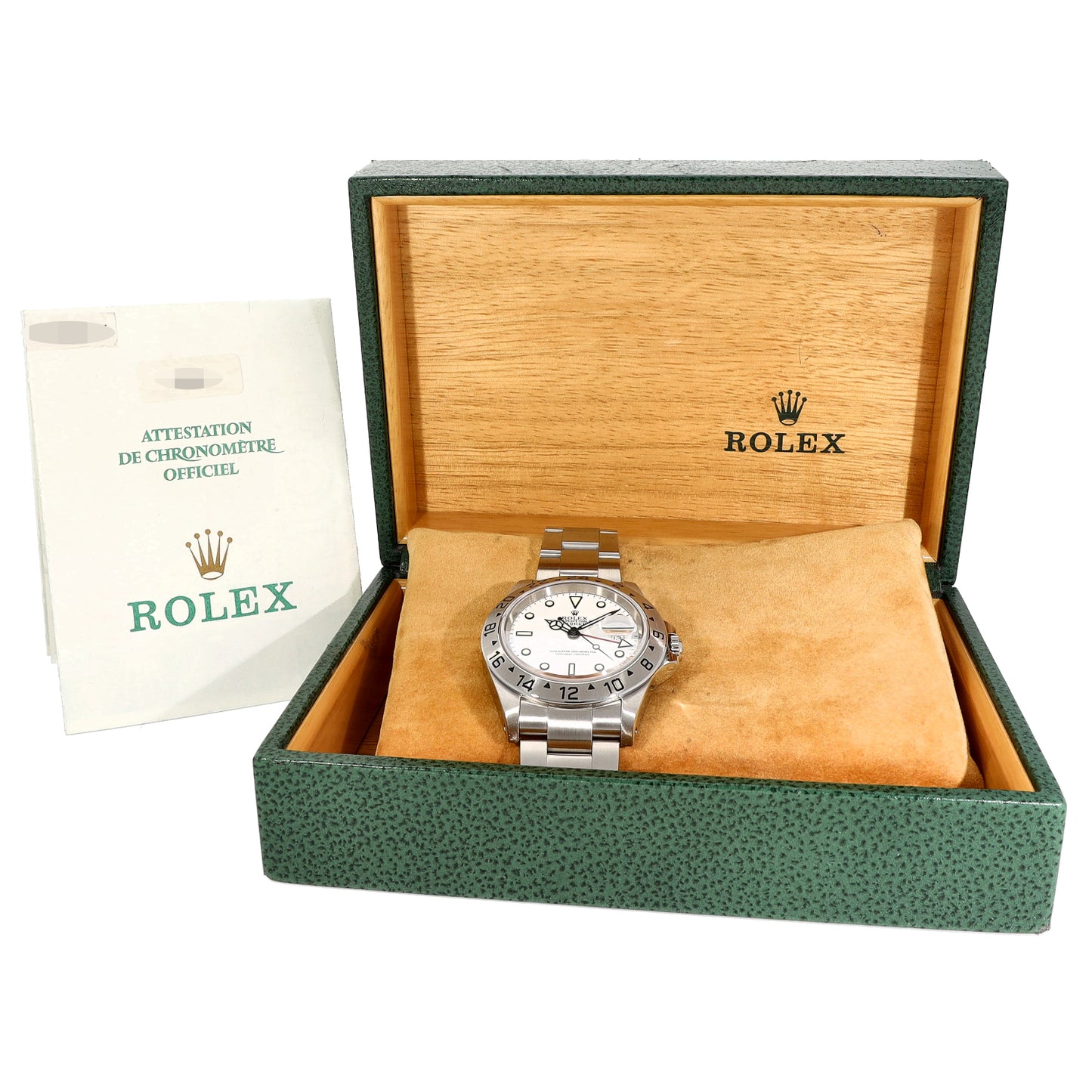 Rolex Explorer II 16570 40mm Stainless Steel Watch