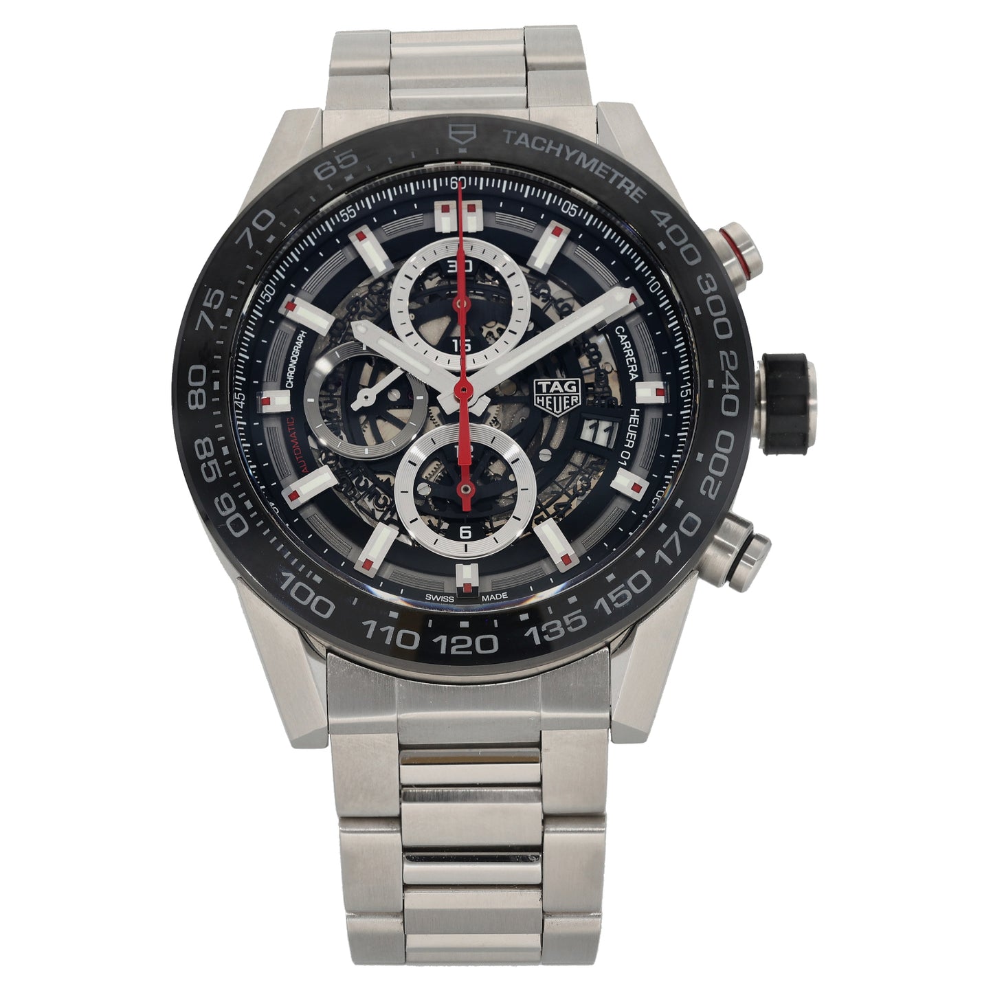 Tag Heuer Carrera CAR2A1W-0 43mm Stainless Steel Watch