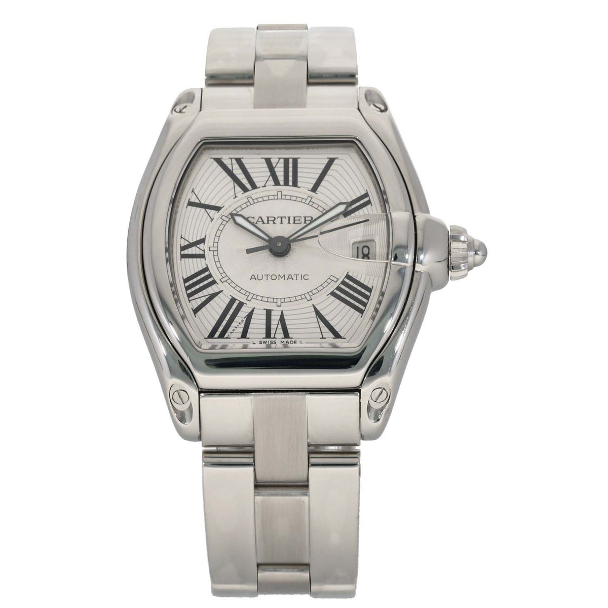 Cartier Roadster W62002V3 37mm Stainless Steel Watch
