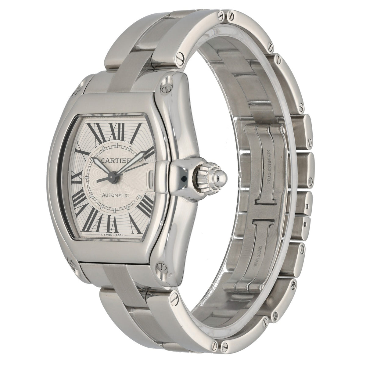 Cartier Roadster W62002V3 37mm Stainless Steel Watch
