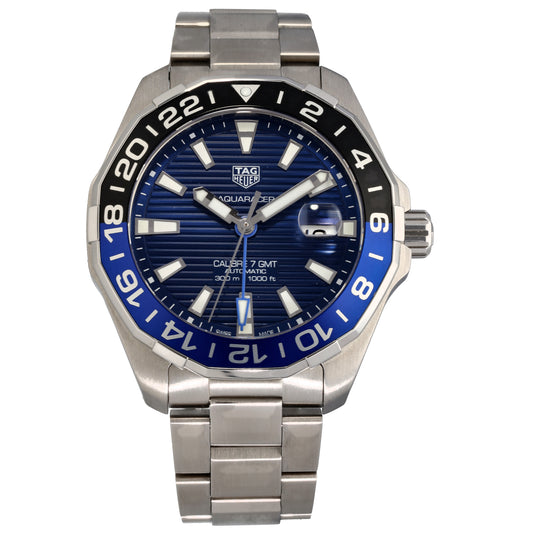 Tag Heuer Aquaracer WAY201T 43mm Stainless Steel Watch