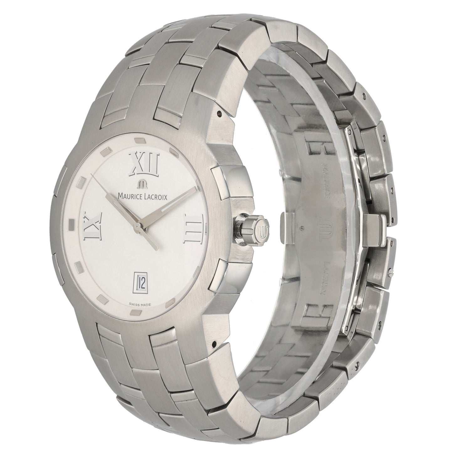 Maurice Lacroix Milestone MS1017 42mm Stainless Steel Watch