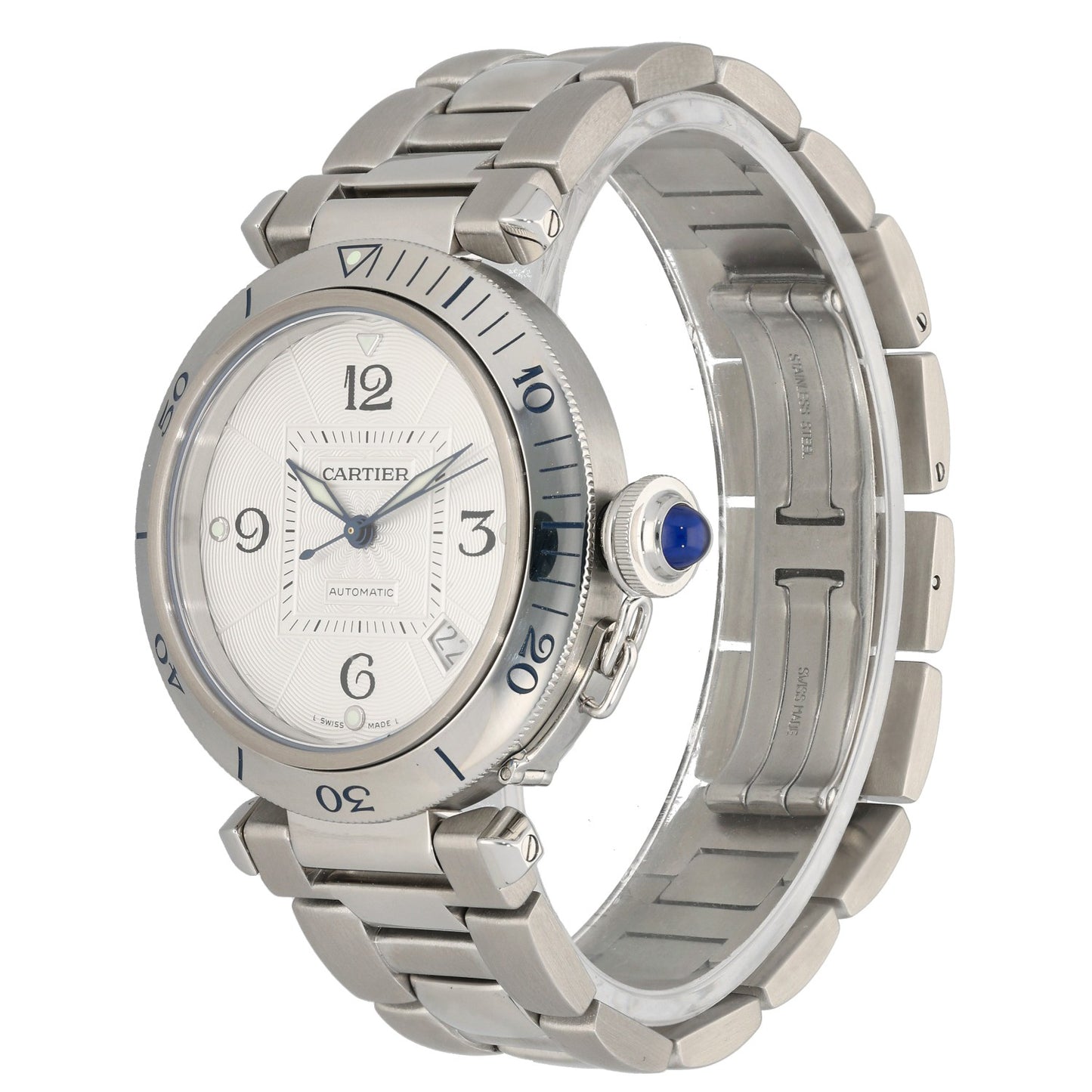Cartier Pasha 2378 38mm Stainless Steel Watch