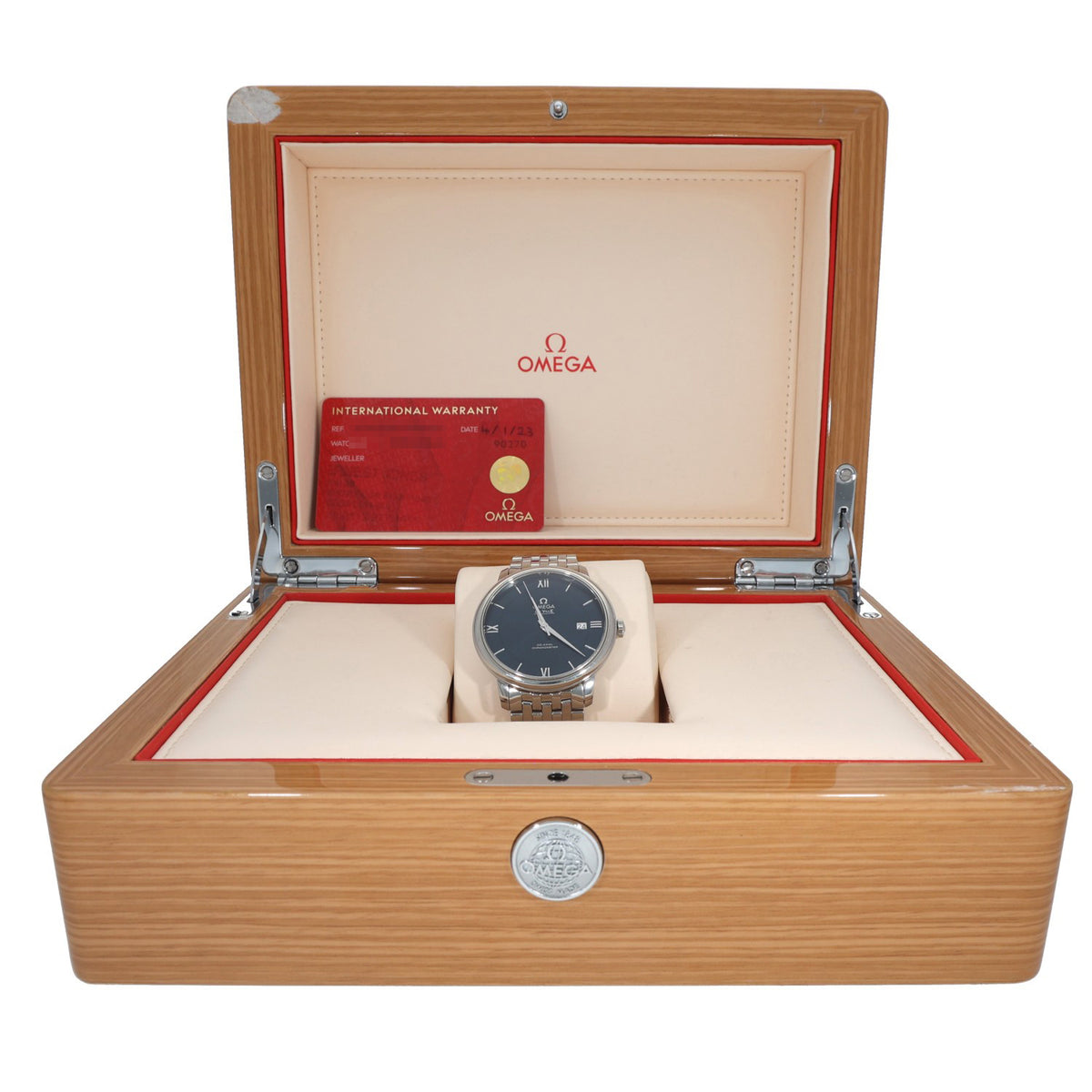 Omega De Ville Prestige 424.10.40.20.03.001 39.5mm Stainless Steel Watch