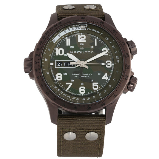 Hamilton Khaki Aviation X-Wind H777750 45mm PVD Stainless Steel Watch