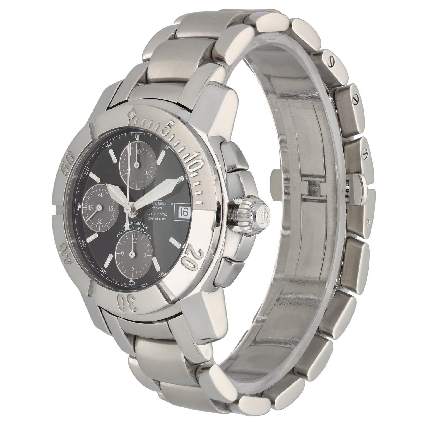 Baume Et Mercier Capeland 65352 39mm Stainless Steel Watch