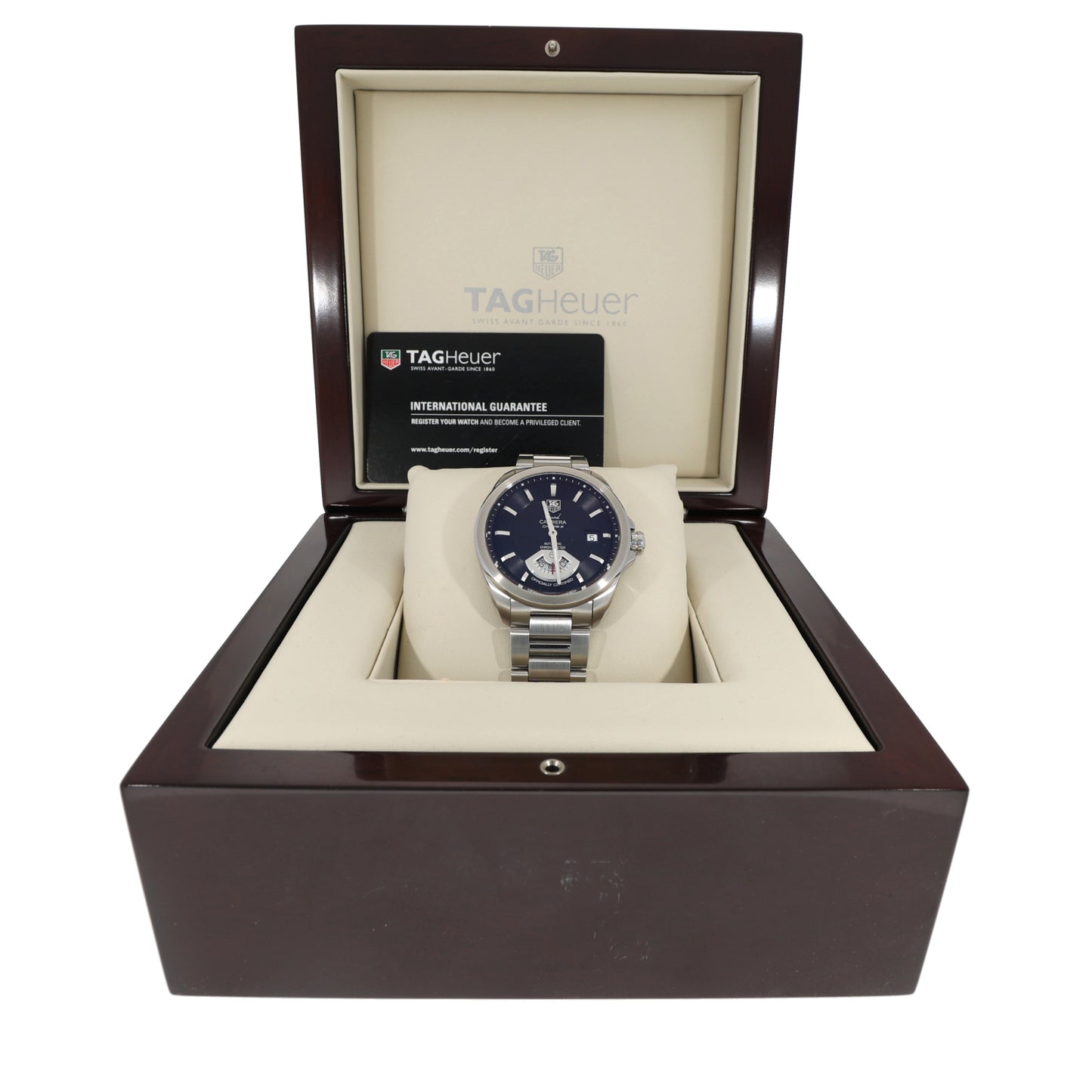 Tag Heuer Grand Carrera WAV511A 40mm Stainless Steel Watch