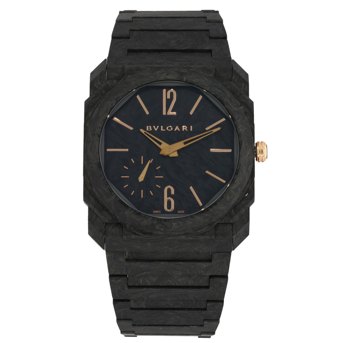 Bvlgari Octo Finissimo BGO 40 CXT 40mm Carbon Watch