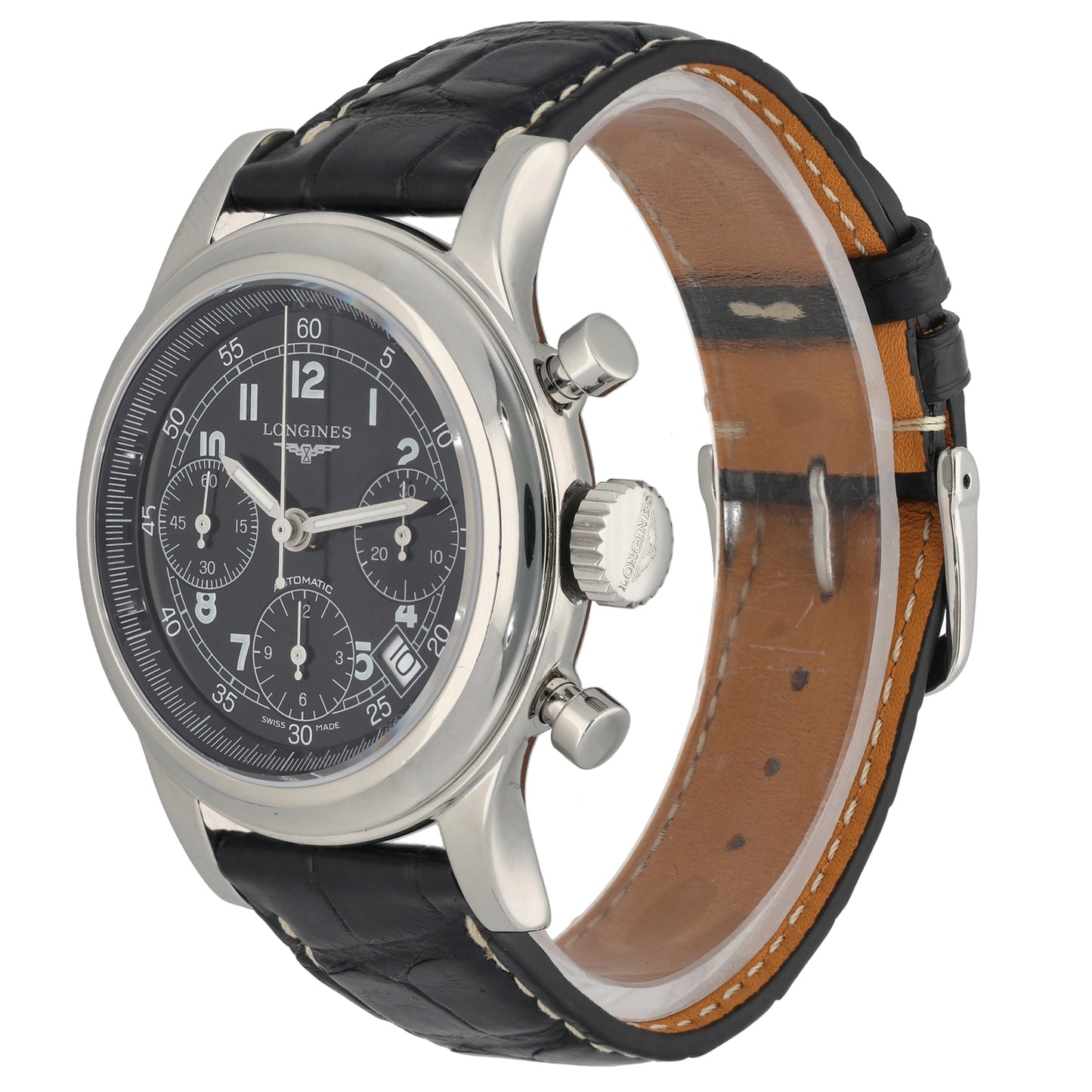 Longines Heritage L2.745.4 41mm Stainless Steel Watch