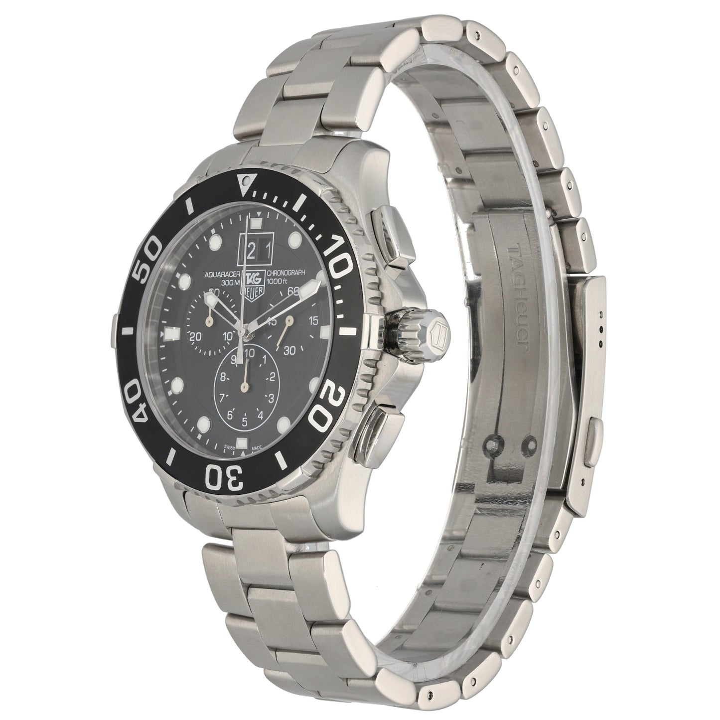 Tag Heuer Aquaracer CAN1010 43mm Stainless Steel Watch