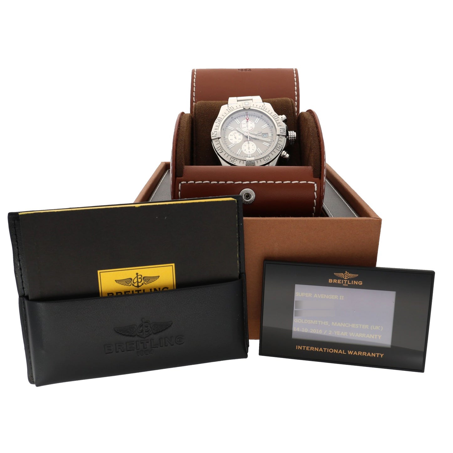 Breitling Super Avenger II A13371 48mm Stainless Steel Watch