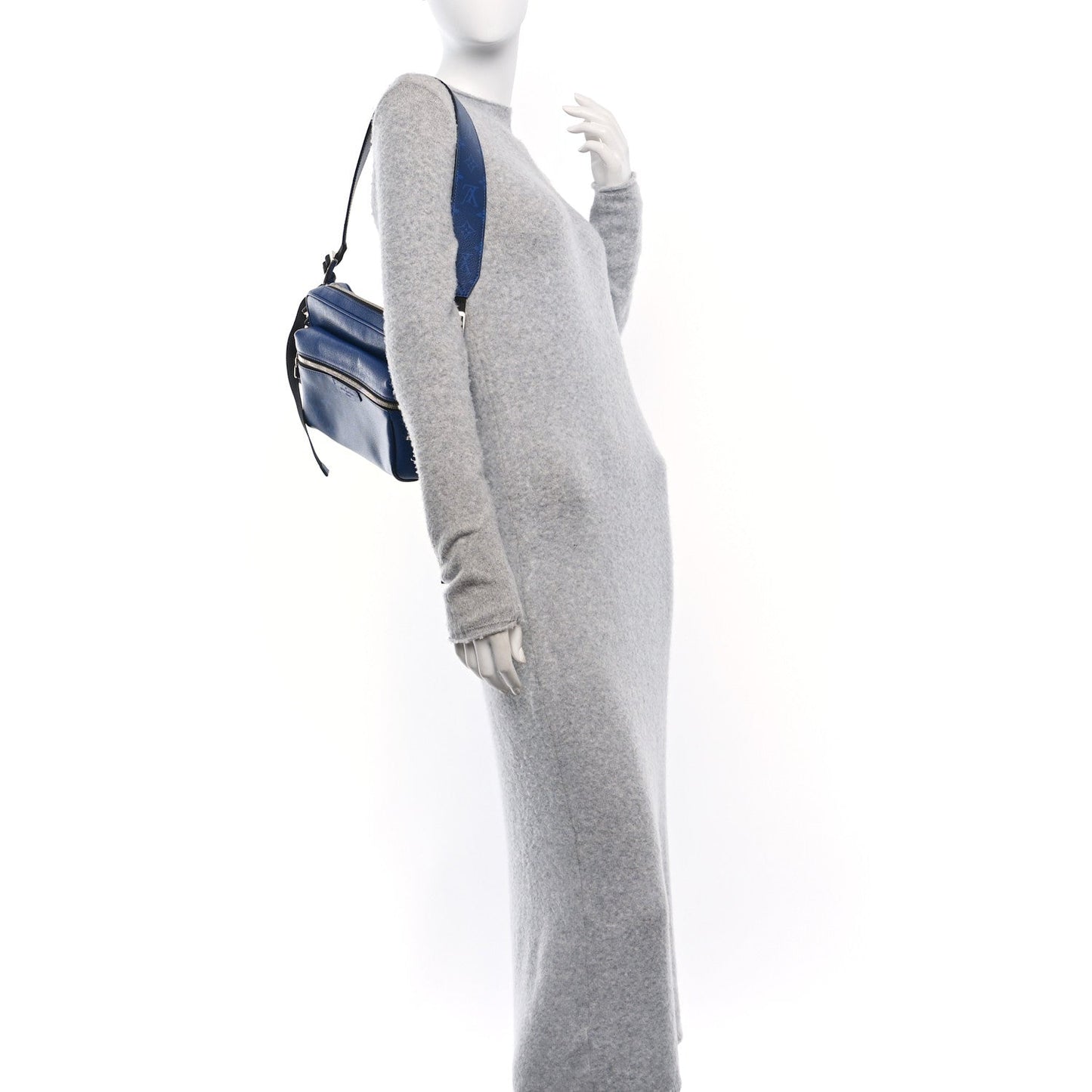 Louis Vuitton Outdoor Messenger Taigarama Coated Canvas Bag - Cobalt