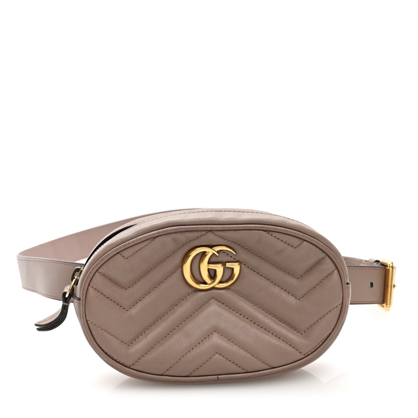 Gucci Matelasse GG Marmont Calfskin Belt Bag 85 34 - Porcelain Rose