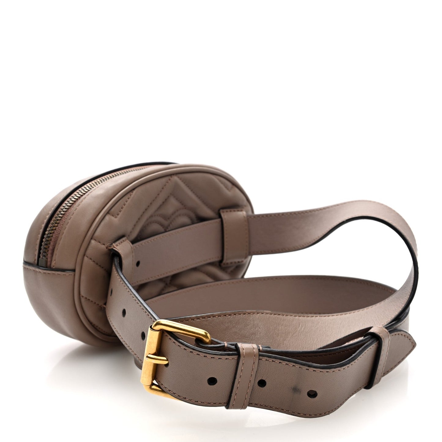 Gucci Matelasse GG Marmont Calfskin Belt Bag 85 34 - Porcelain Rose