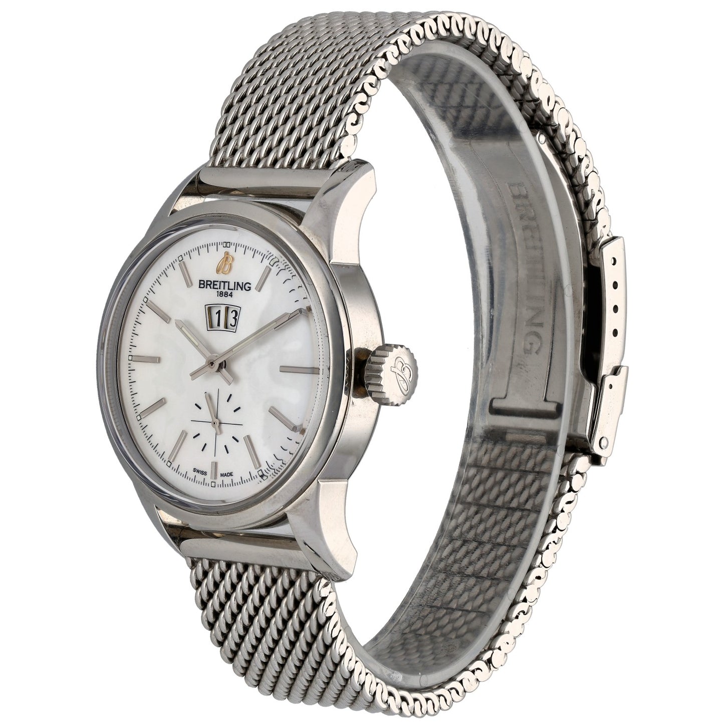 Breitling Transocean 38 A16310 38mm Stainless Steel Watch