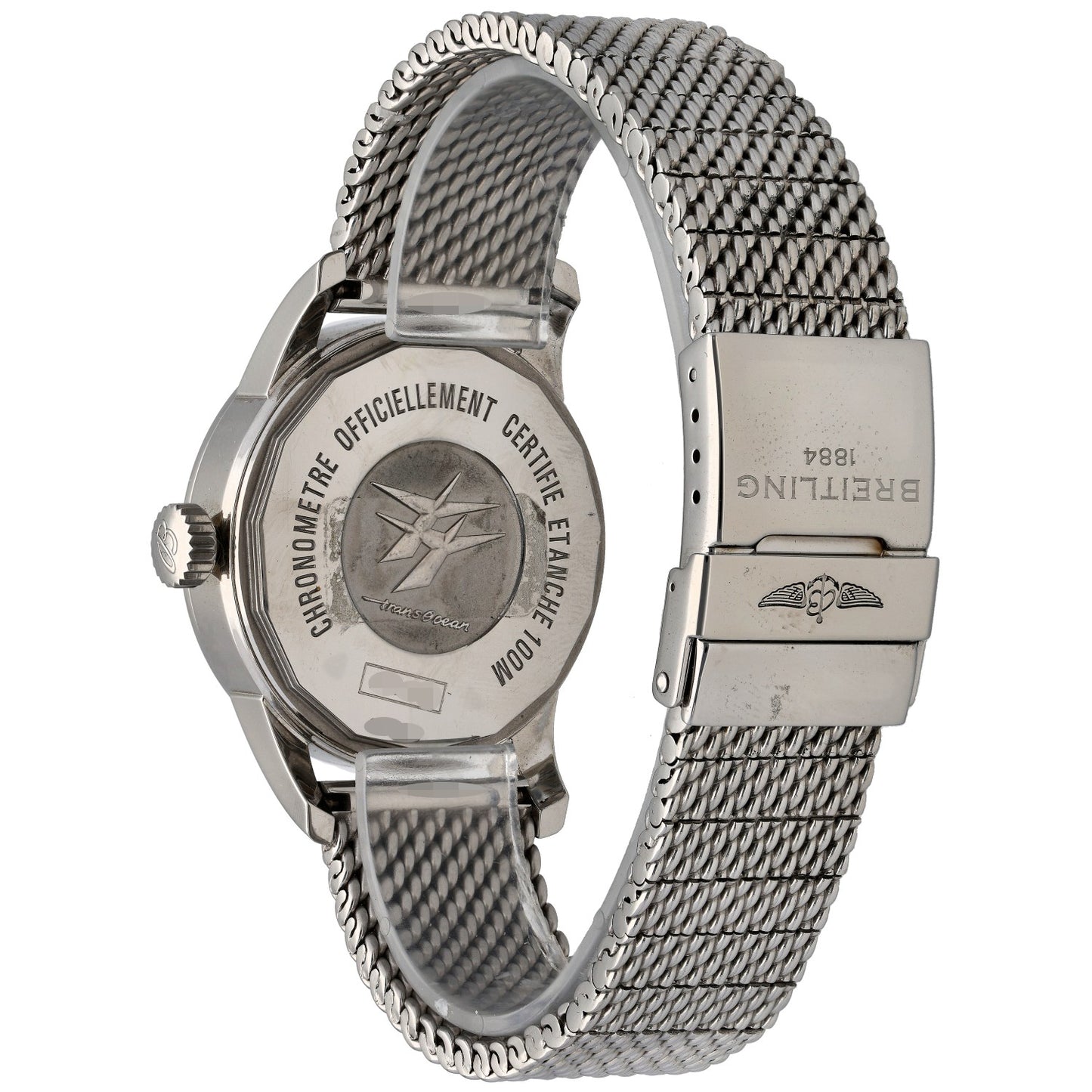 Breitling Transocean 38 A16310 38mm Stainless Steel Watch