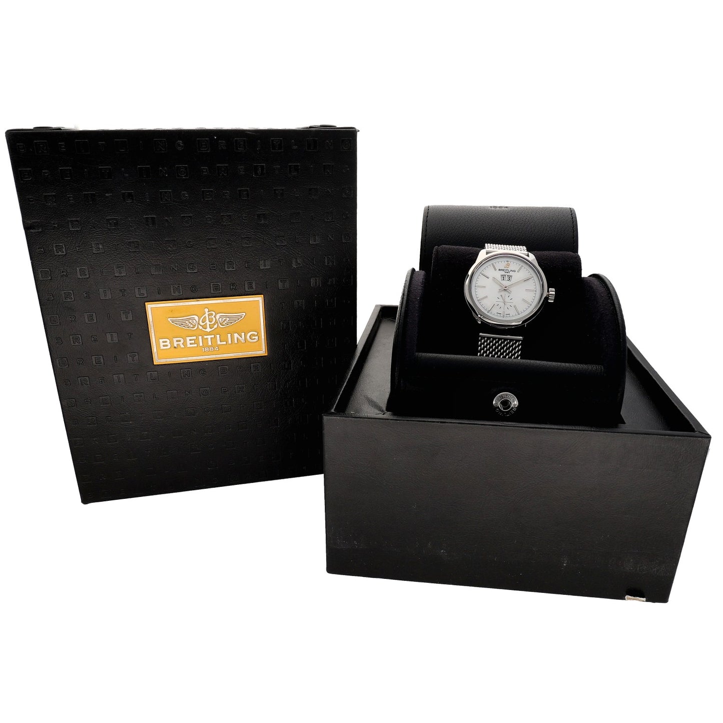 Breitling Transocean 38 A16310 38mm Stainless Steel Watch