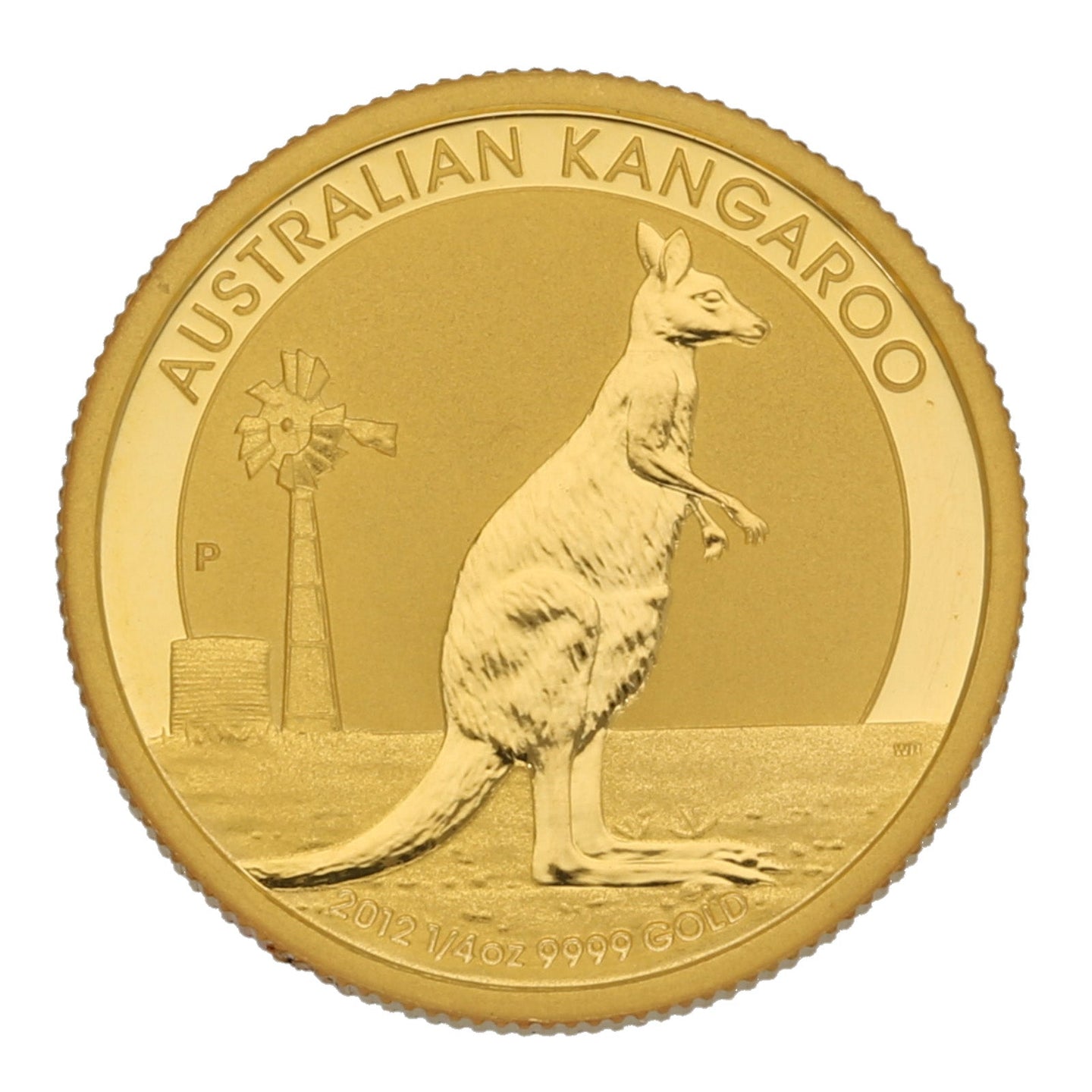 24ct Gold Australian 1/4 Oz Kangaroo Coin 2012