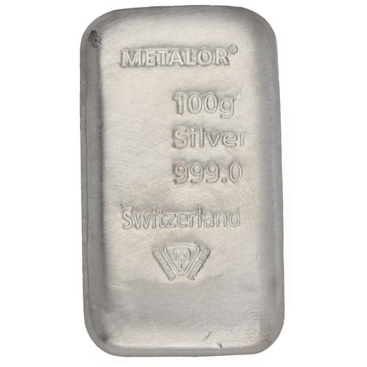 Fine Silver 100g Bar