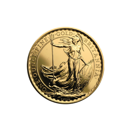 24ct Gold Queen Elizabeth II 1oz Britannia Coin - Pre 2013