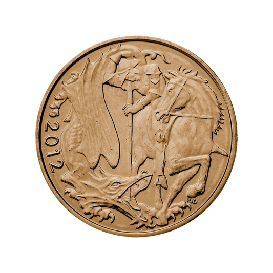 22ct Gold Queen Elizabeth II Full Sovereign Coin 2012
