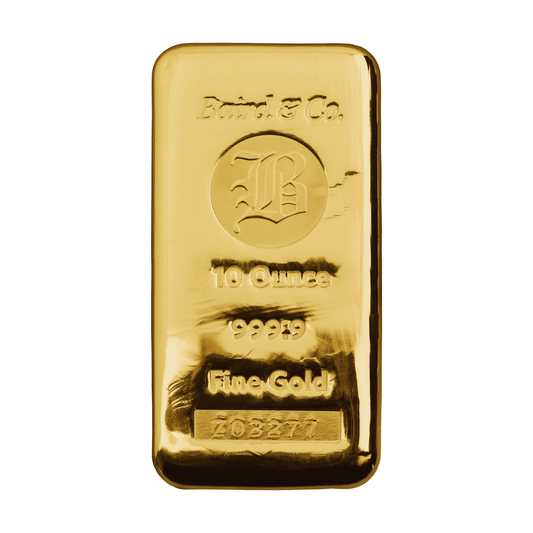 New Baird & Co 24ct 10oz Gold Cast Bar